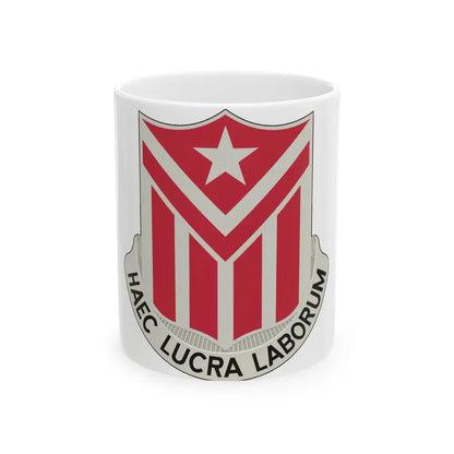 554 Engineer Battalion (U.S. Army) White Coffee Mug 11oz - Go Mug Yourself