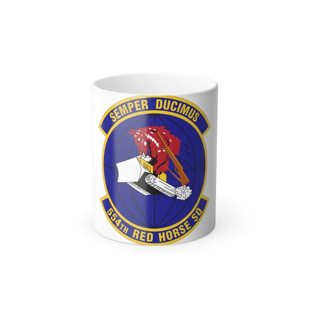 554 RED HORSE Squadron PACAF (U.S. Air Force) Color Changing Coffee Mug-11oz-Go Mug Yourself