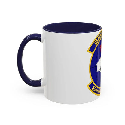 554 RED HORSE Squadron PACAF (U.S. Air Force) Accent Coffee Mug - Go Mug Yourself