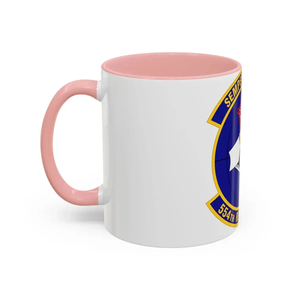 554 RED HORSE Squadron PACAF (U.S. Air Force) Accent Coffee Mug - Go Mug Yourself