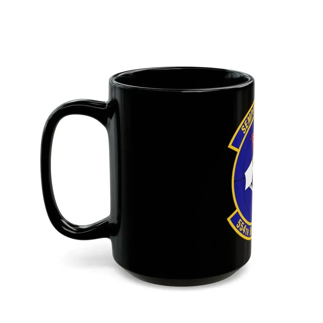 554 RED HORSE Squadron PACAF (U.S. Air Force) Black Coffee Mug - Go Mug Yourself