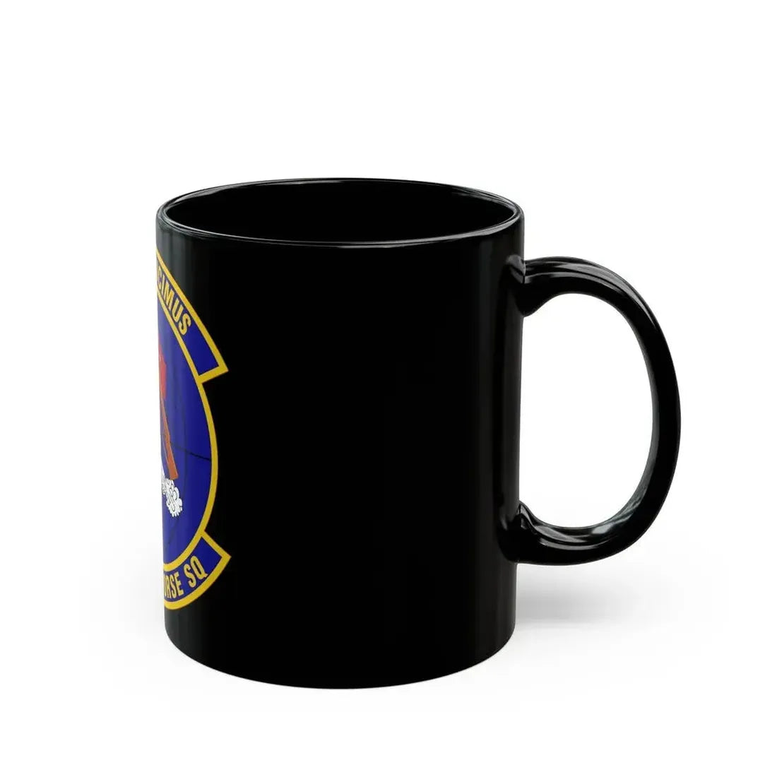 554 RED HORSE Squadron PACAF (U.S. Air Force) Black Coffee Mug - Go Mug Yourself