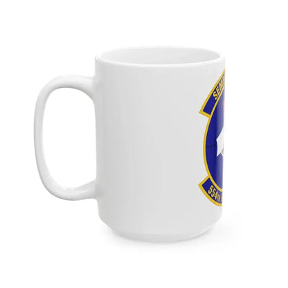554 RED HORSE Squadron PACAF (U.S. Air Force) White Coffee Mug - Go Mug Yourself