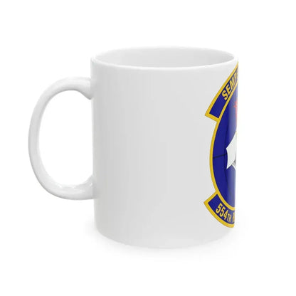554 RED HORSE Squadron PACAF (U.S. Air Force) White Coffee Mug - Go Mug Yourself