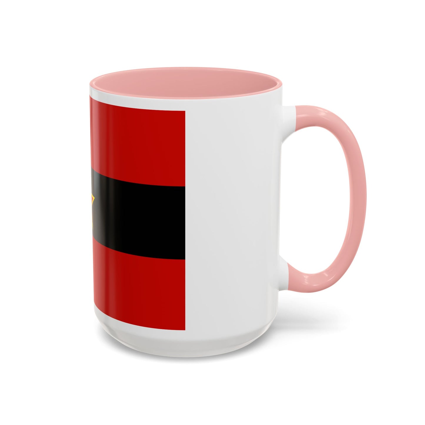 Civil Ensign of Albania 1945 to 1992 - Accent Coffee Mug