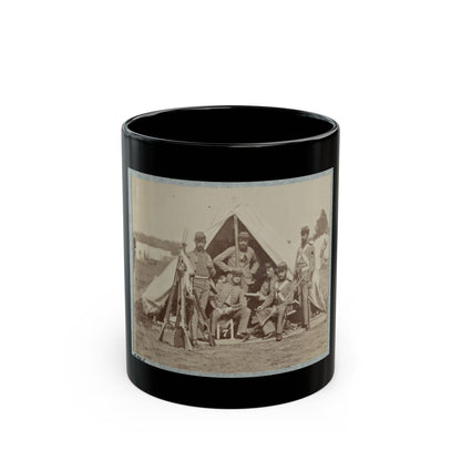 7th New York State Militia, Camp Cameron, D.C., 1861 022 (U.S. Civil War) Black Coffee Mug