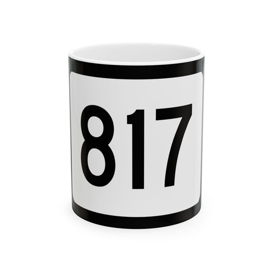 WV-817 (Virginia) (Road Sign) White Coffee Mug-11oz-Go Mug Yourself