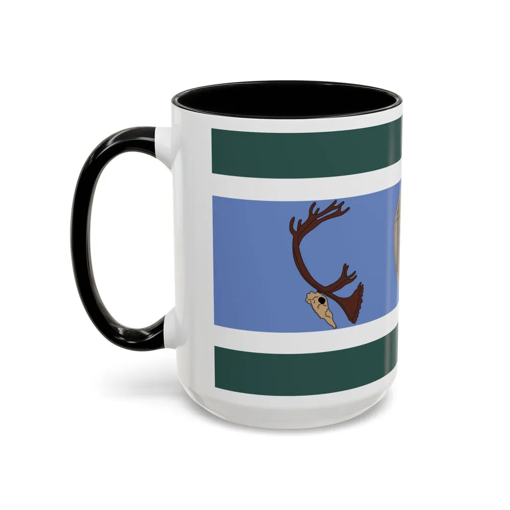 Innu Nation Flag - Accent Coffee Mug-Go Mug Yourself