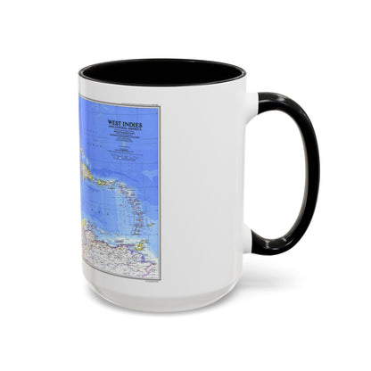 Central America & West Indies(1981) (Map) Accent Coffee Mug