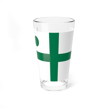 Rank flag of the South African Navy - Vice Admiral (South Africa) Pint Glass 16oz