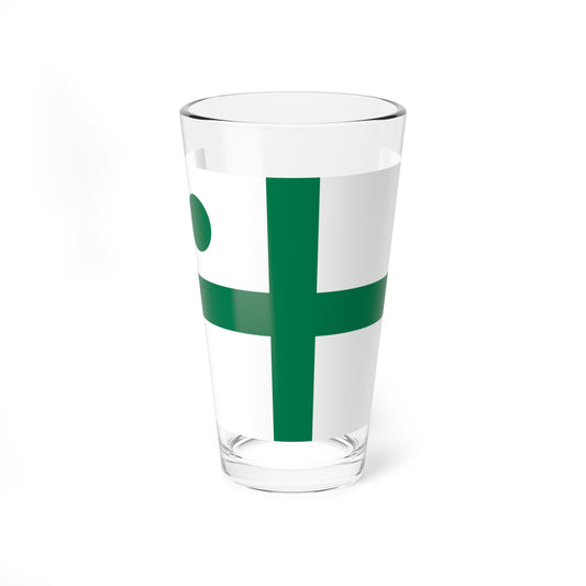 Rank flag of the South African Navy - Vice Admiral (South Africa) Pint Glass 16oz