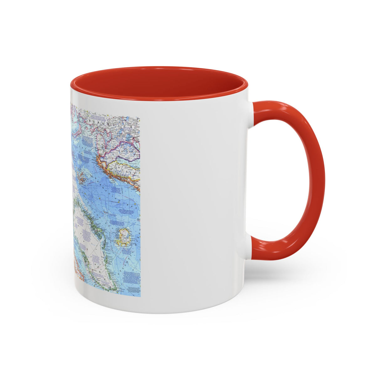 Arctic Ocean (1971) (Map) Accent Coffee Mug