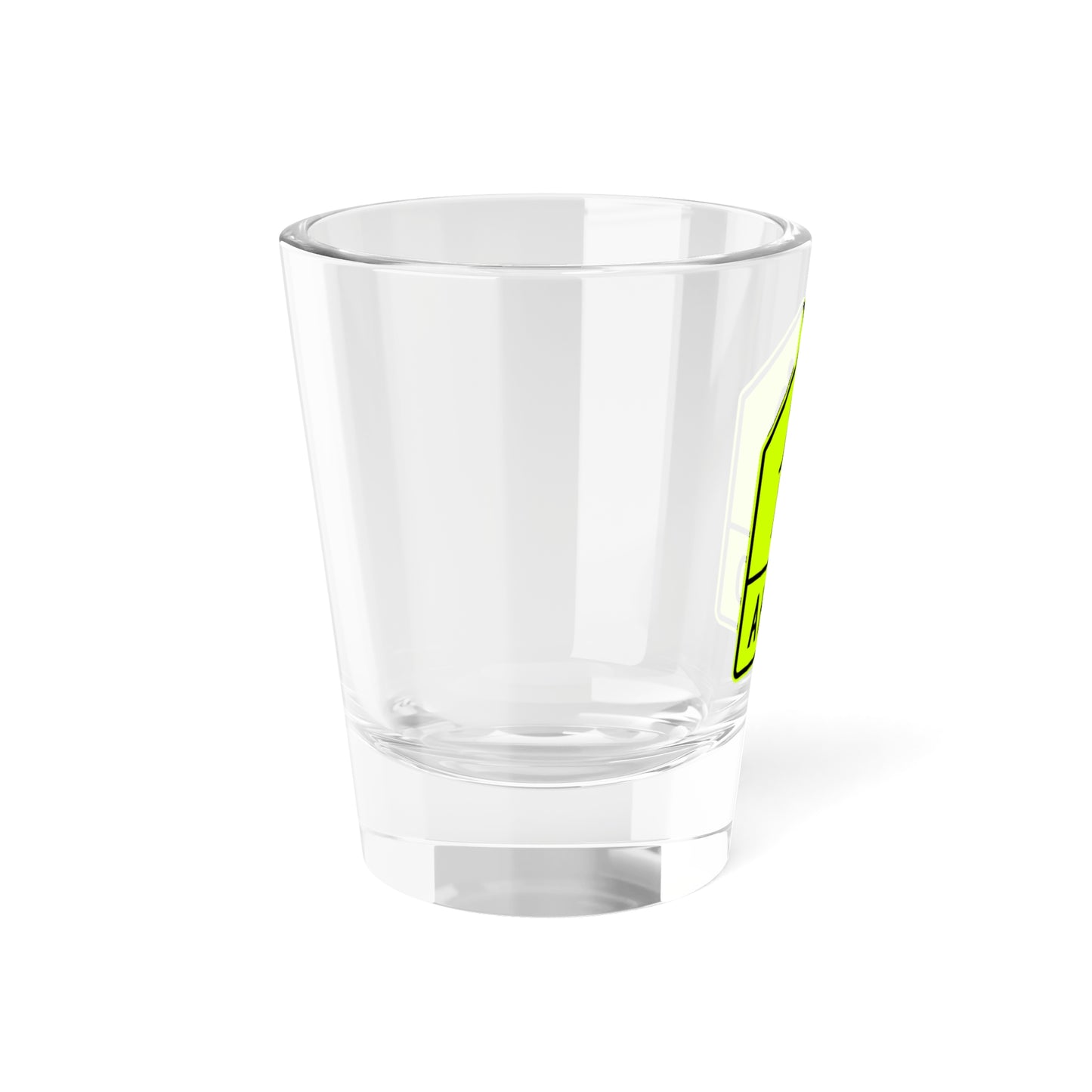 MUTCD-CA SW24-3 (California) (Road Sign) Shot Glass 1.5oz