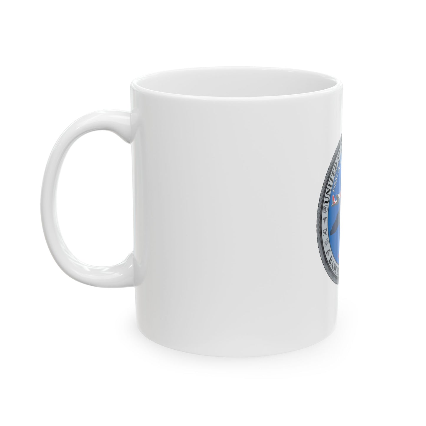 USCG Base Elizabeth City (U.S. Coast Guard) White Coffee Mug