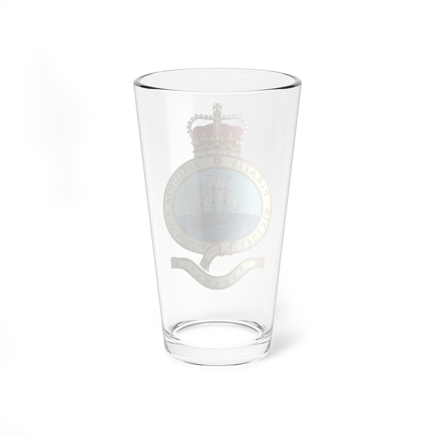Emblem of the Bahamas 1964-1973 (Bahamas) (Coat of Arms) Pint Glass 16oz