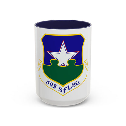 502d Security Forces and Logistics Support Group (U.S. Air Force) Accent Coffee Mug