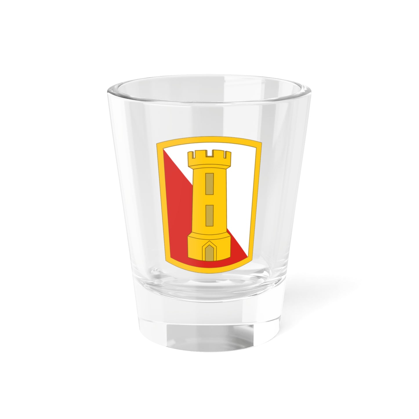 Verre à liqueur de la 168e brigade du génie (armée américaine) 1,5 oz