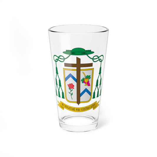 Escudo de Cipriano García Fernández (Spain) (Coat of Arms) Pint Glass 16oz