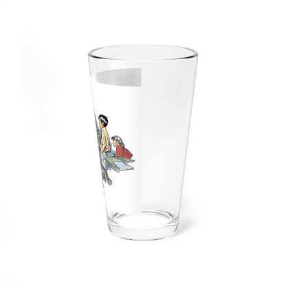 One Uses the Handkerchief (3), Woman's Home Companion, November 1924 (Magazine Illustration) Pint Glass 16oz