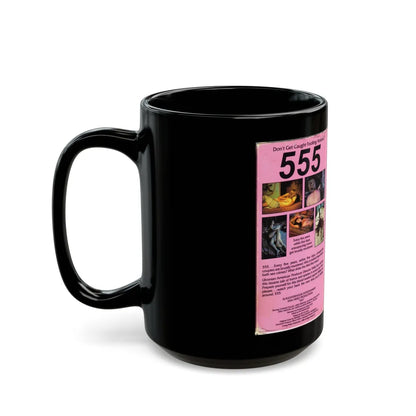 555 (VHS COVER) - Black Coffee Mug-Go Mug Yourself