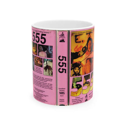 555 (VHS COVER) - White Coffee Mug-11oz-Go Mug Yourself