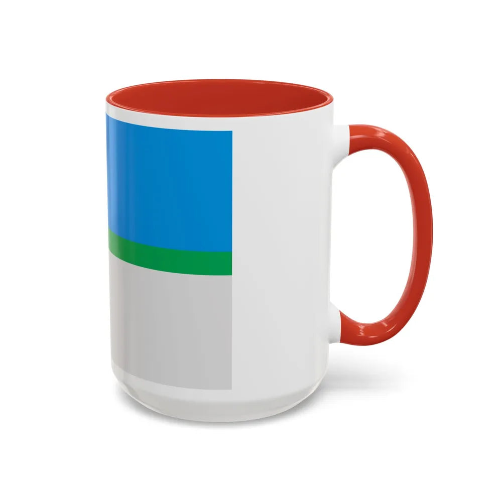 Flag of Rivne Ukraine - Accent Coffee Mug-Go Mug Yourself