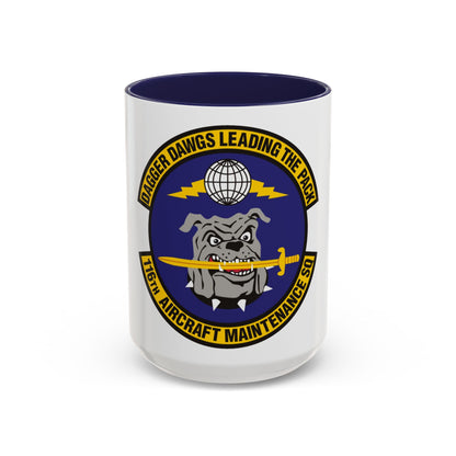 116th Aircraft Maintenance Squadron (U.S. Air Force) Accent Coffee Mug