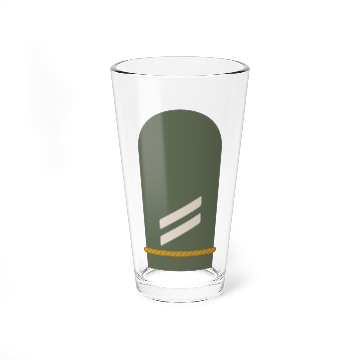 Dienstgrad Bundeswehr Heer 023 Obergefreiter Feldwebelanwaerter (Germany) (Military Rank) Pint Glass 16oz