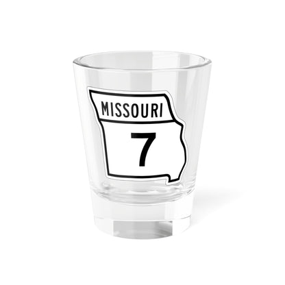 MO-7 1948 (Missouri) (Road Sign) Shot Glass 1.5oz