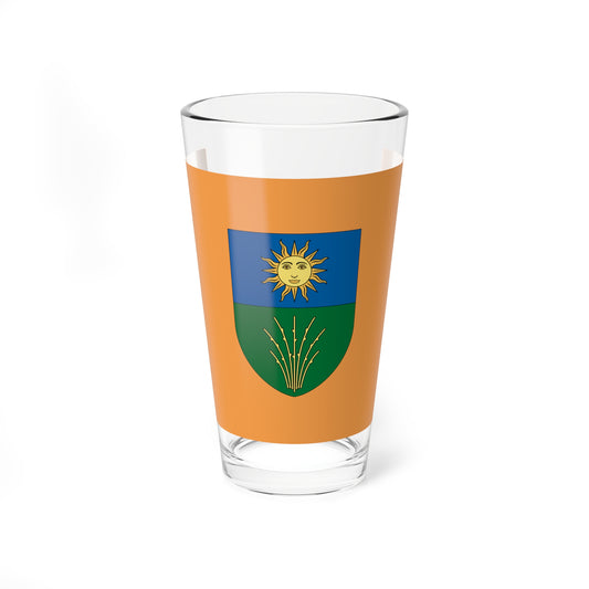 Flag of Fuzesabony (Hungary) Pint Glass 16oz