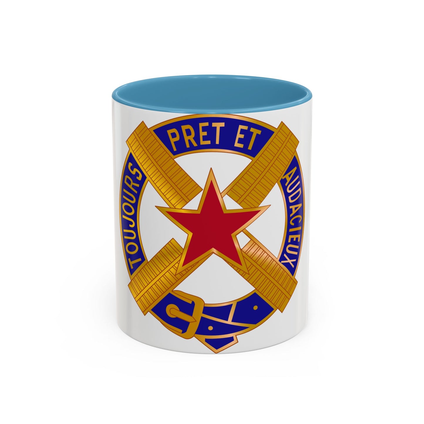 303 Cavalry Regiment USAR (U.S. Army) Accent Coffee Mug