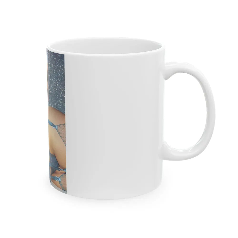 Linda Blair #191 - Topless (Vintage Female Icon) White Coffee Mug-Go Mug Yourself