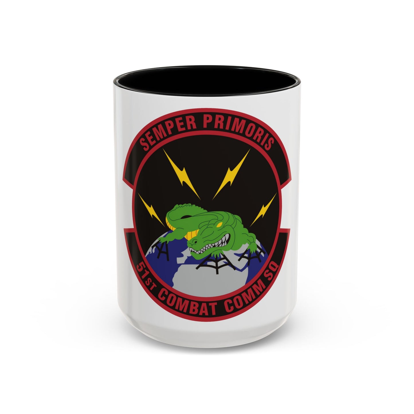 51 Combat Communications Squadron ACC (U.S. Air Force) Accent Coffee Mug