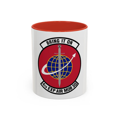 4th Expeditionary Air Mobility Squadron (U.S. Air Force) Accent Coffee Mug