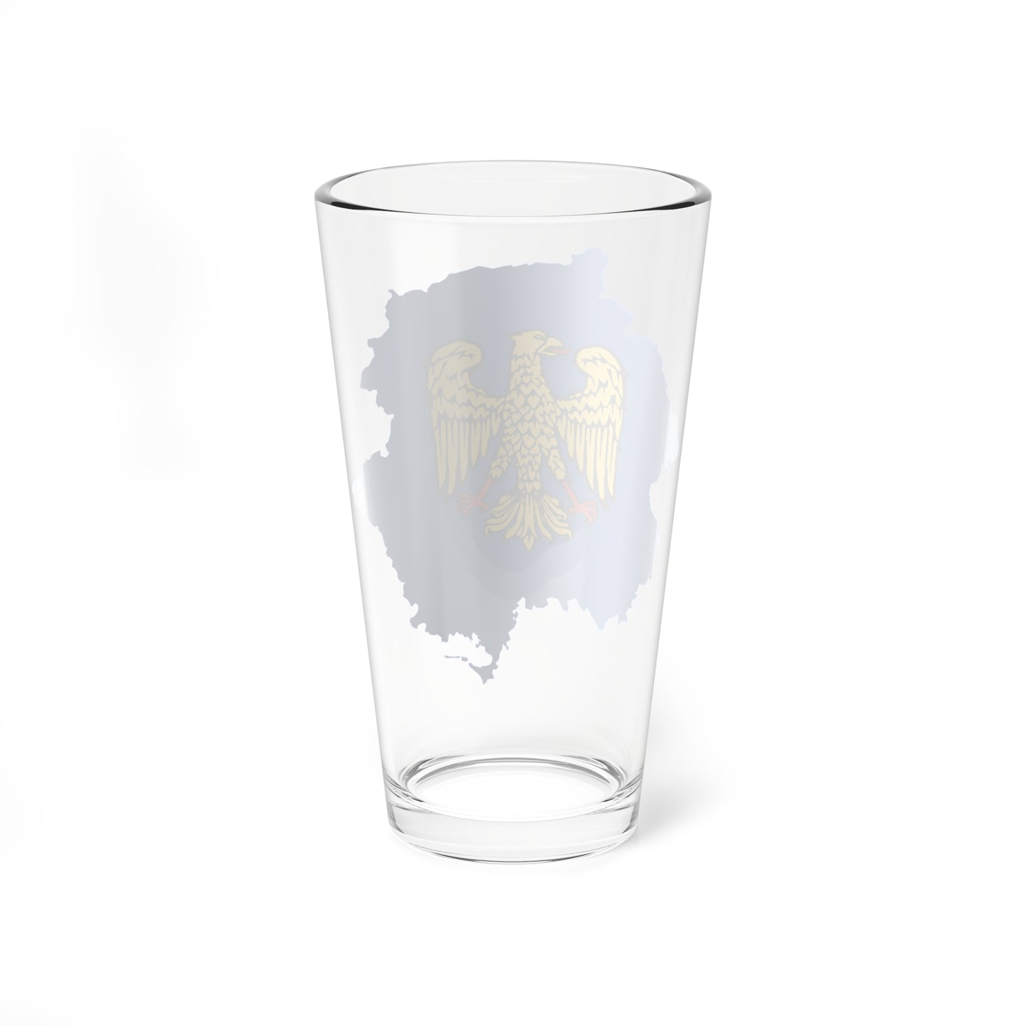 Flag map of Friuli (Italy) Pint Glass 16oz