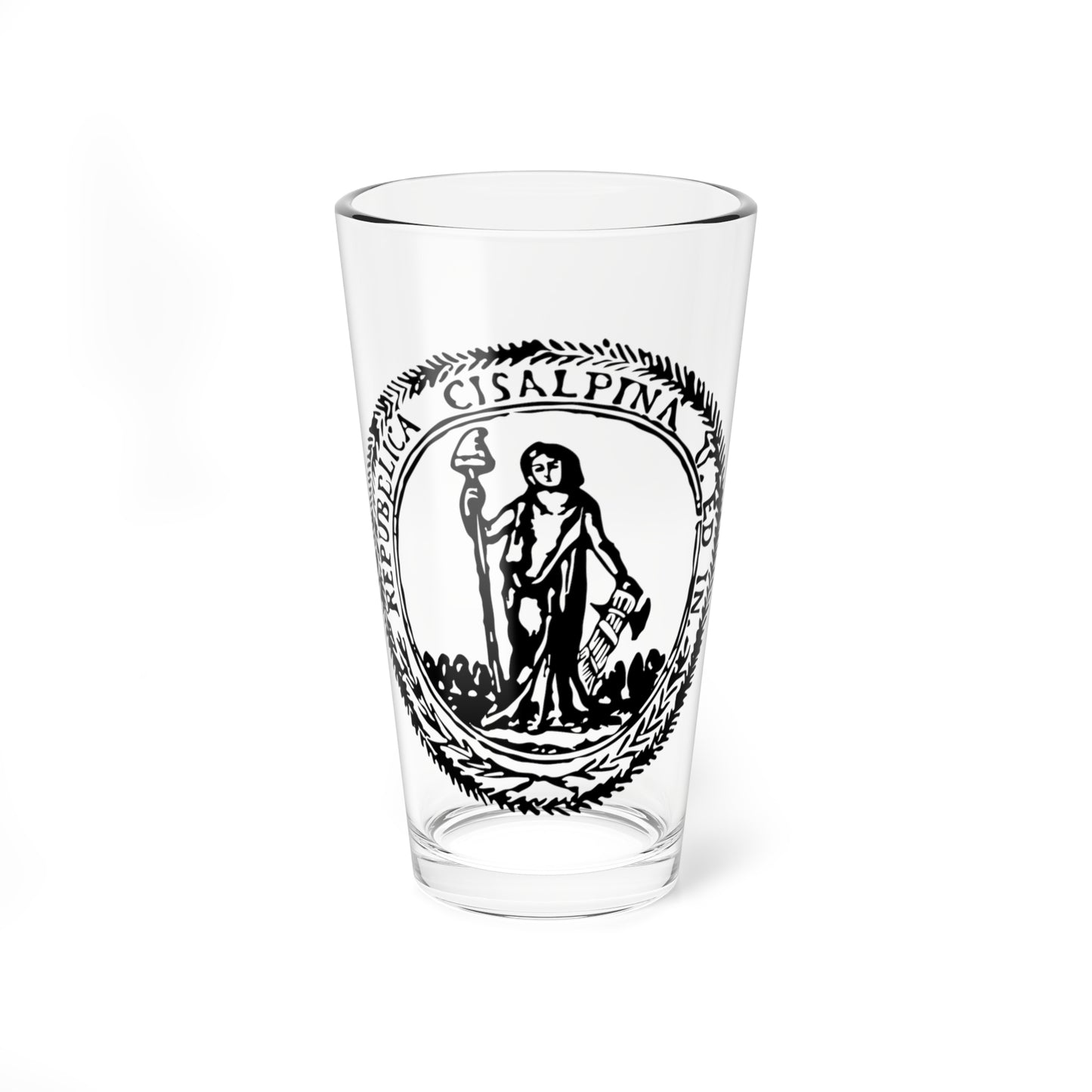Seal of the Cisalpine Republic (Italy) (Coat of Arms) Pint Glass 16oz