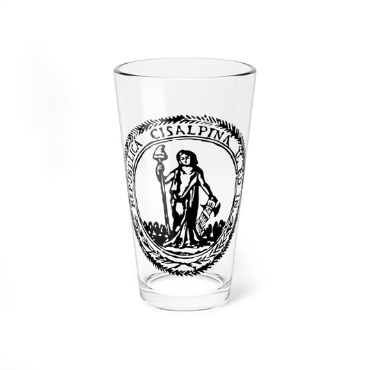 Seal of the Cisalpine Republic (Italy) (Coat of Arms) Pint Glass 16oz