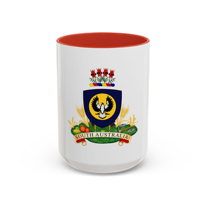 Coat of arms of South Australia - Accent Coffee Mug