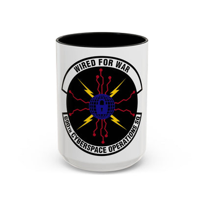 690th Cyberspace Operations (U.S. Air Force) Accent Coffee Mug
