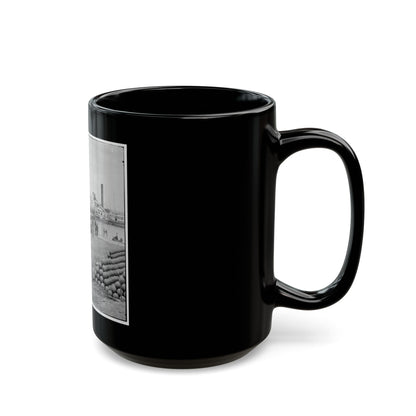 Yorktown, Va. Embarkation For White House Landing, Va. (U.S. Civil War) Black Coffee Mug