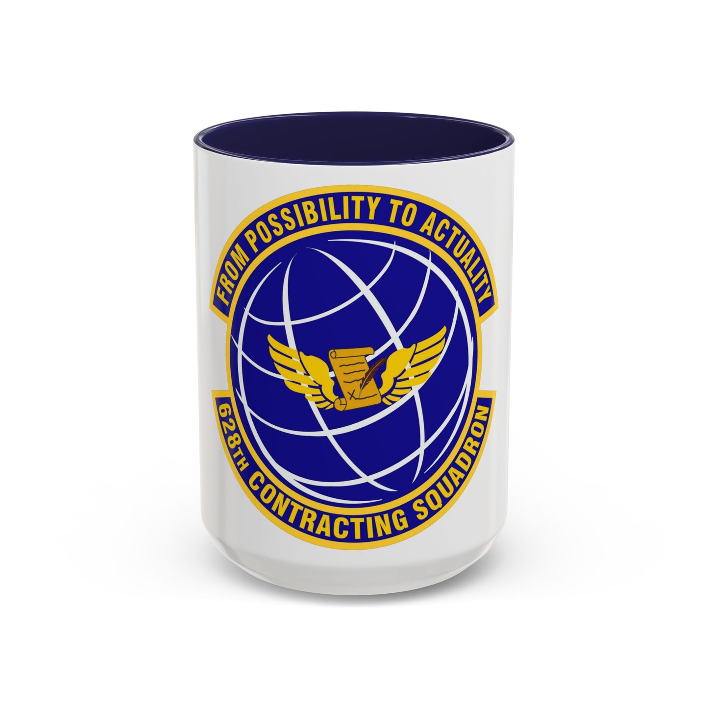 628th Contracting Squadron (U.S. Air Force) Accent Coffee Mug