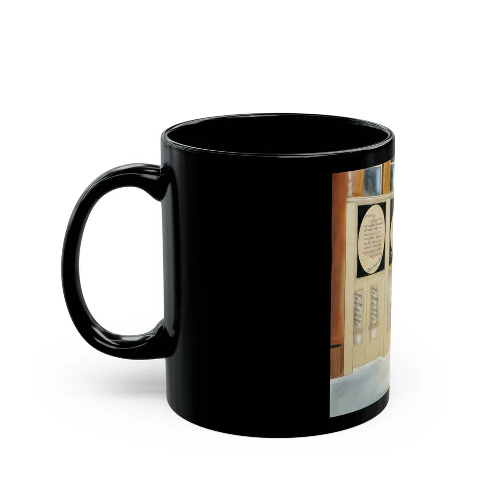 Dixie Belle Robot Kitchen - Black Coffee Mug-Go Mug Yourself