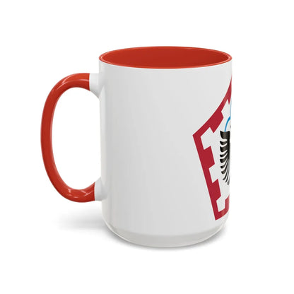 555th Engineer Brigade (U.S. Army) Accent Coffee Mug-Go Mug Yourself