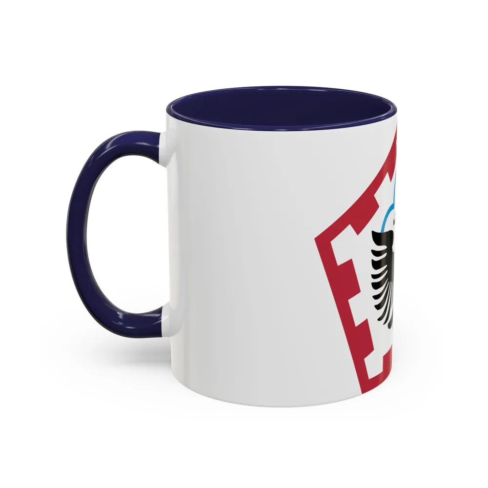 555th Engineer Brigade (U.S. Army) Accent Coffee Mug-Go Mug Yourself