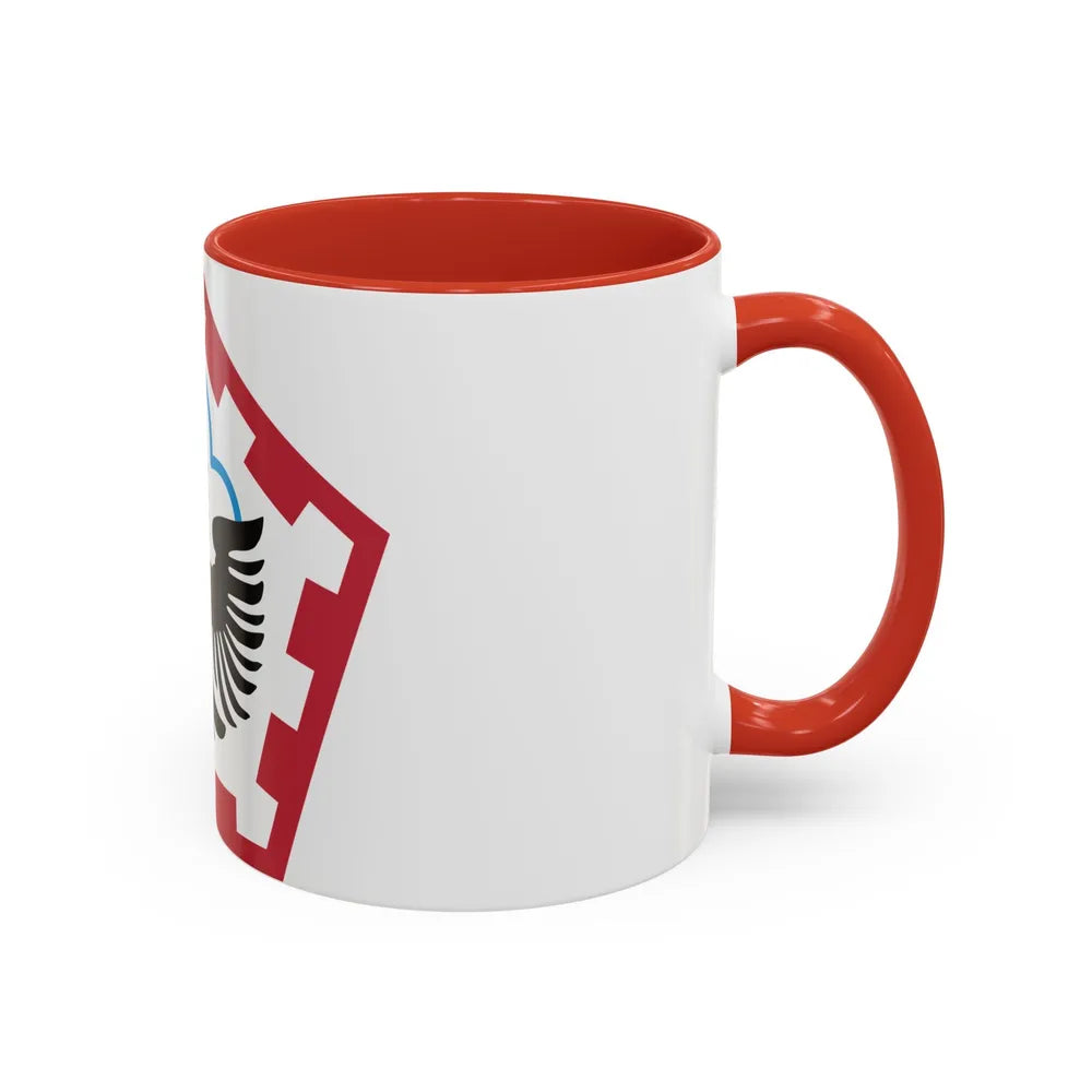 555th Engineer Brigade (U.S. Army) Accent Coffee Mug-Go Mug Yourself