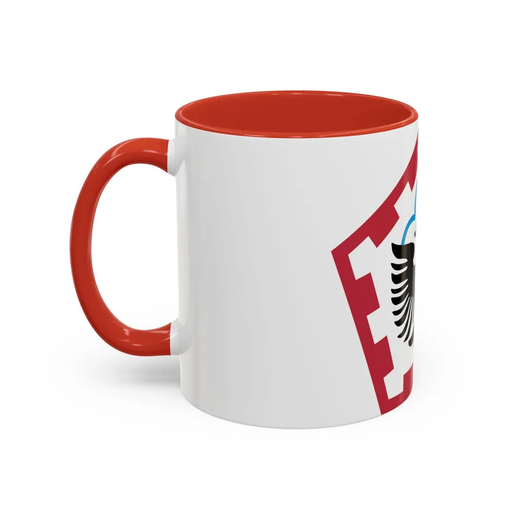 555th Engineer Brigade (U.S. Army) Accent Coffee Mug-Go Mug Yourself