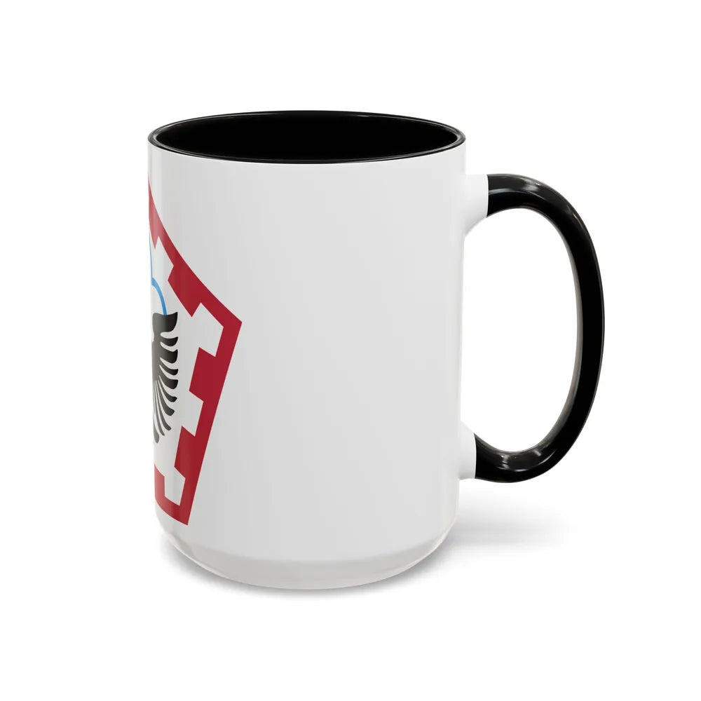 555th Engineer Brigade (U.S. Army) Accent Coffee Mug-Go Mug Yourself