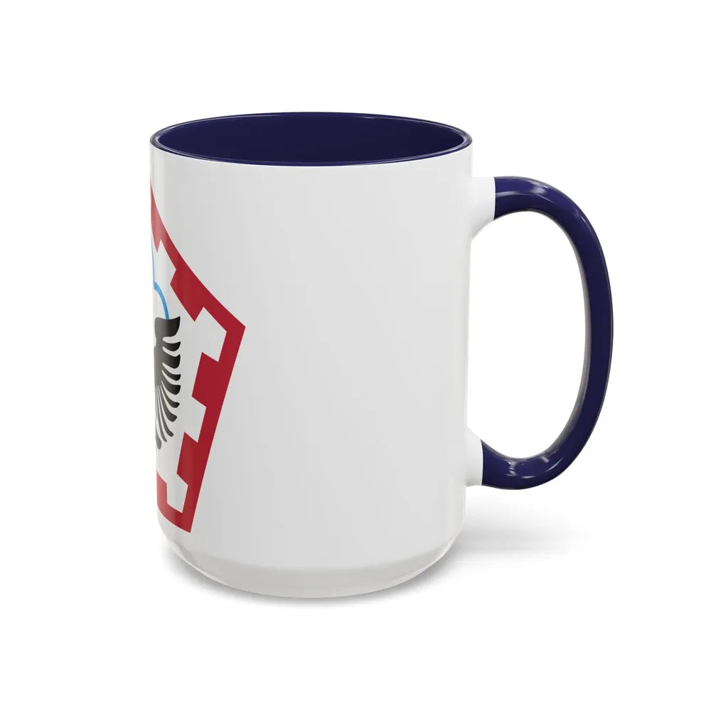 555th Engineer Brigade (U.S. Army) Accent Coffee Mug-Go Mug Yourself