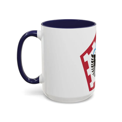 555th Engineer Brigade (U.S. Army) Accent Coffee Mug-Go Mug Yourself