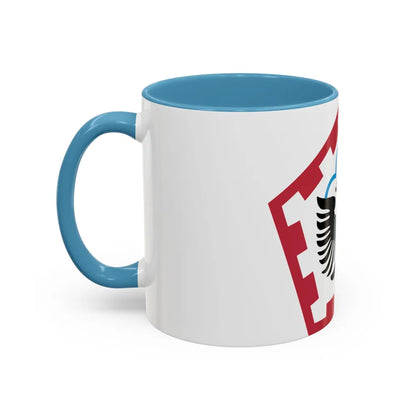 555th Engineer Brigade (U.S. Army) Accent Coffee Mug-Go Mug Yourself